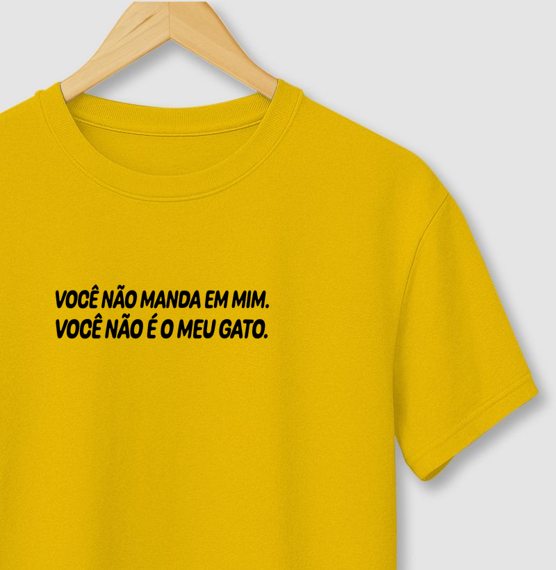Você não manda em mim. Você não é meu GATO.