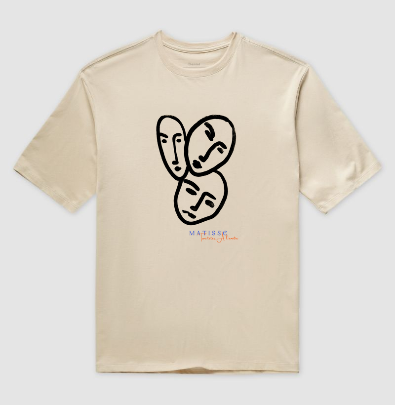 Henri Matisse -Trois tetes. A l'amitie (1951)