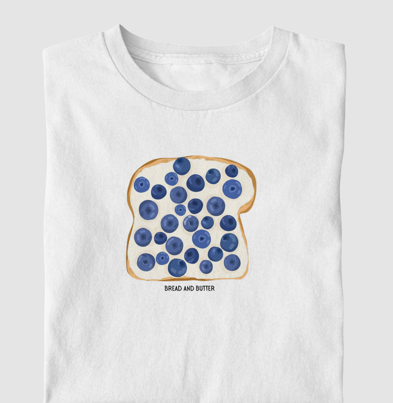 Camiseta Infantil Bread Blueberry