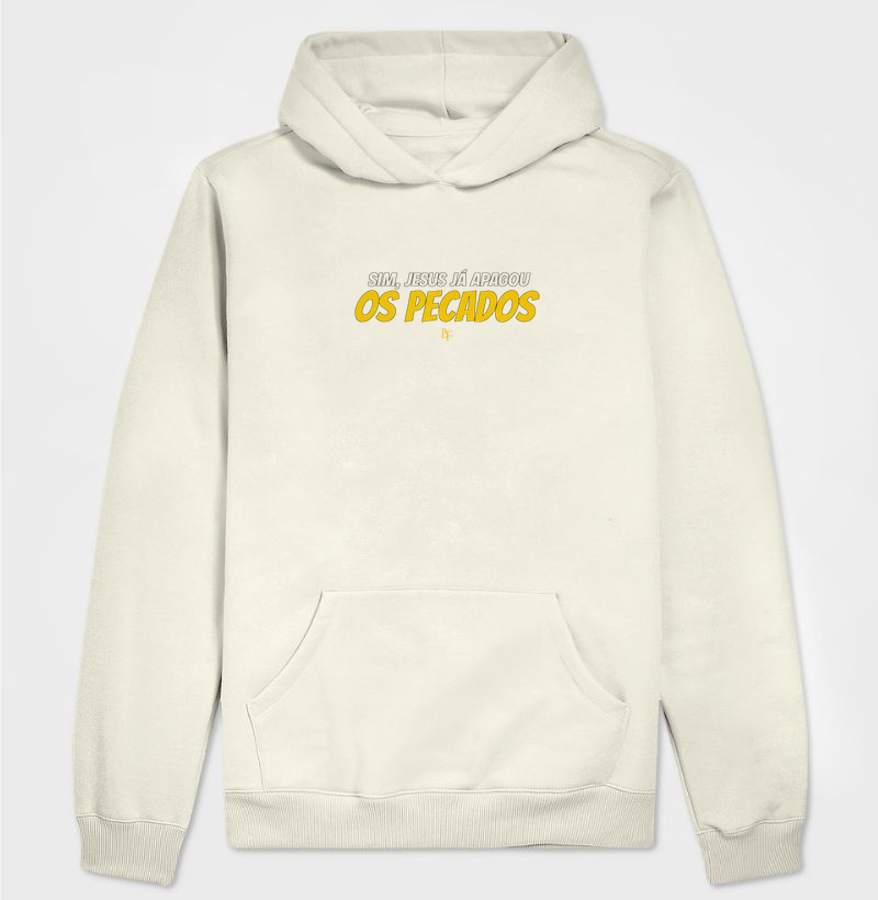Sim, Jesus já apagou os pecados - Hoodie Moletom