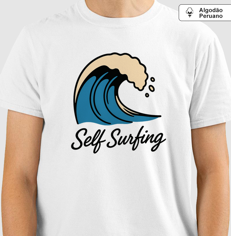 THE WAVE - Camiseta Algodão Peruano