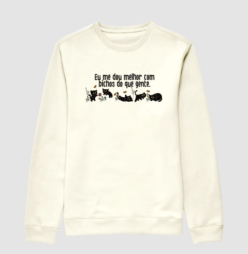 Eu me dou melhor com bichos do que gente