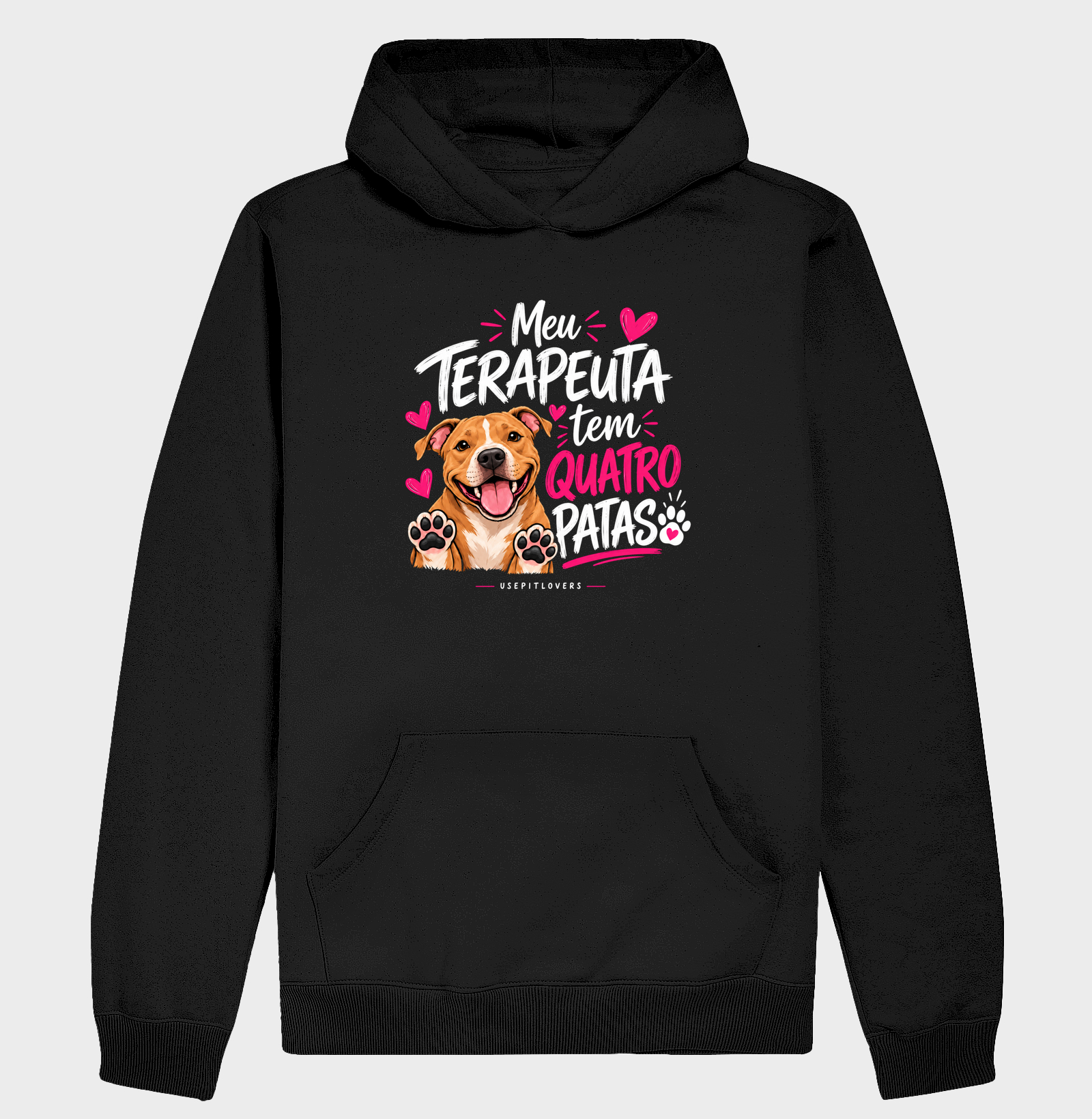 MEU TERAPEUTA TEM 4 PATAS - Hoodie Moletom