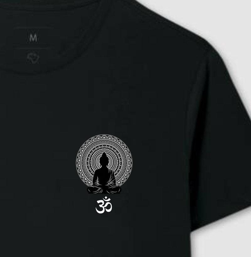 Camiseta - Buda OM (estampa no peito)