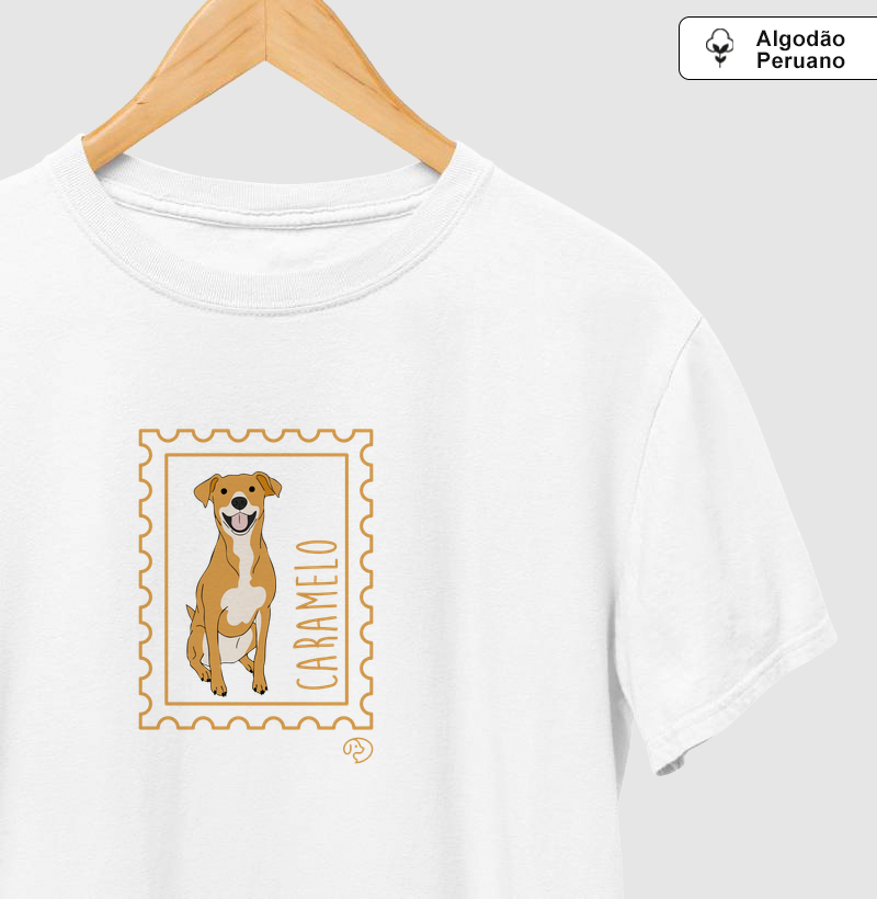 Selo Caramelo - Camiseta Algodão Peruano