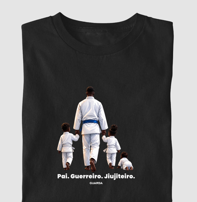 Pai. Guerreiro. Jiujiteiro. Faixa Azul.