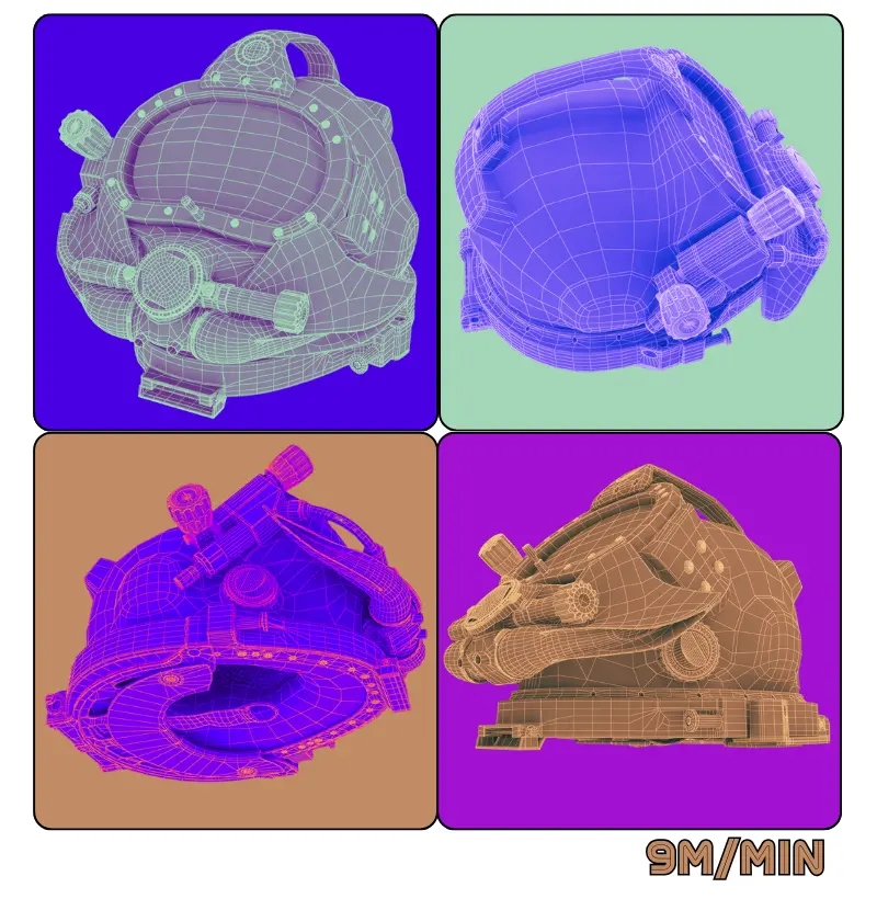 CAPACETE 3D ANDY WARHOL ART