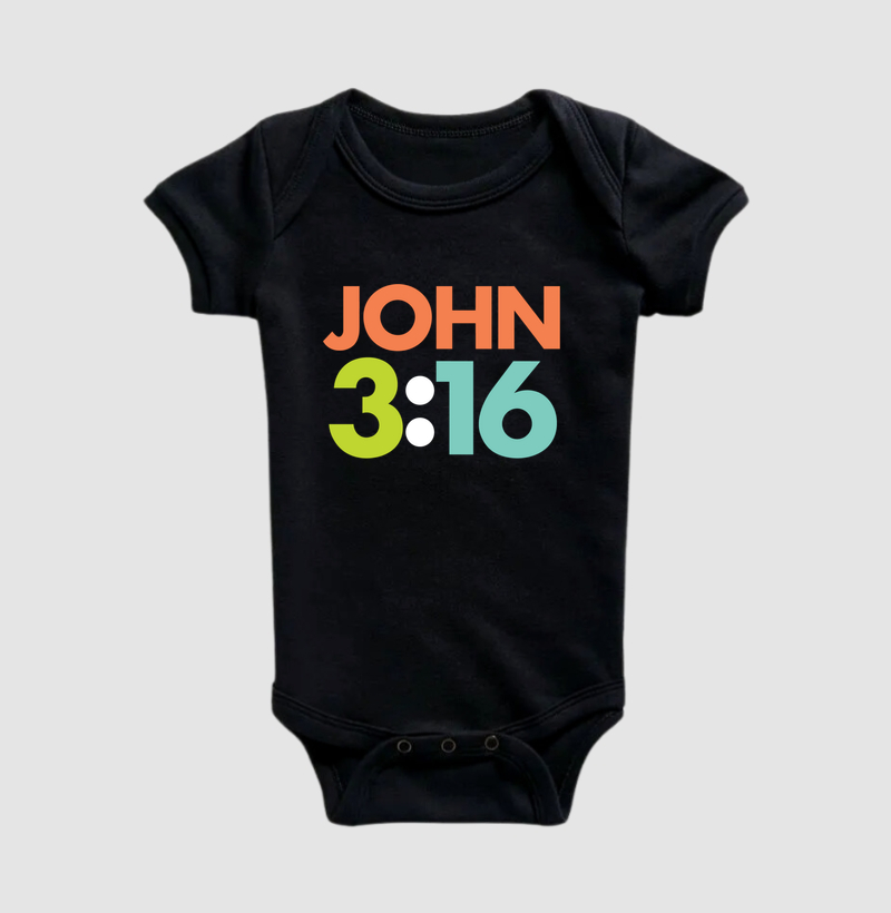Body Infantil John 3:16 - Body Infantil