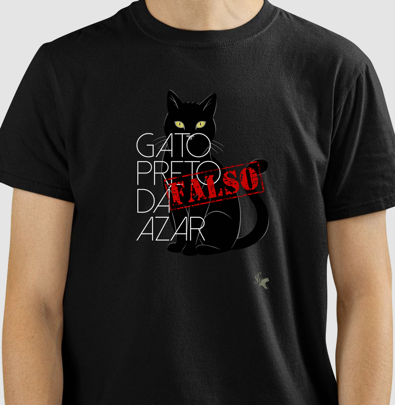 GATO PRETO DÁ AZAR - FALSO