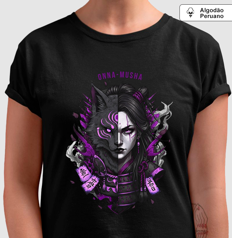 Onna-Musha (Mulher Guerreira) - Algodão Peruano