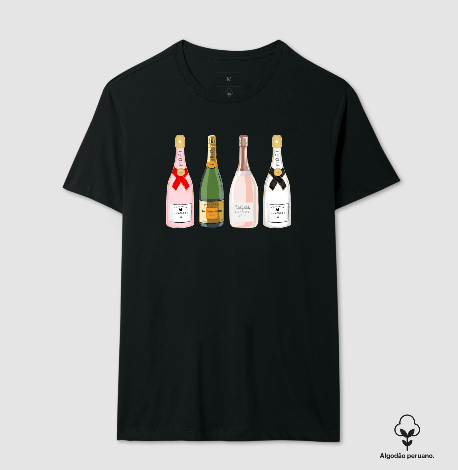 Camiseta Icones de Champagne