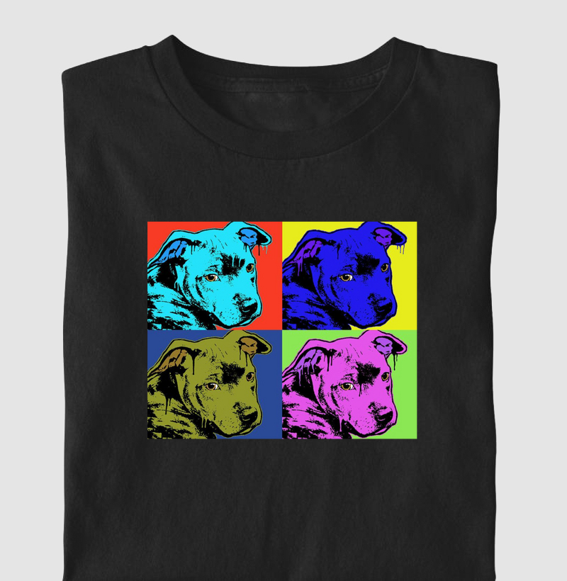 Pit bull terrier pop art 3