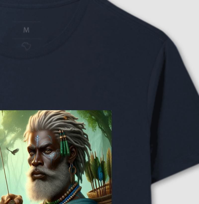 Camisa "Oxóssi - Orixá da Caça e da Abundância"