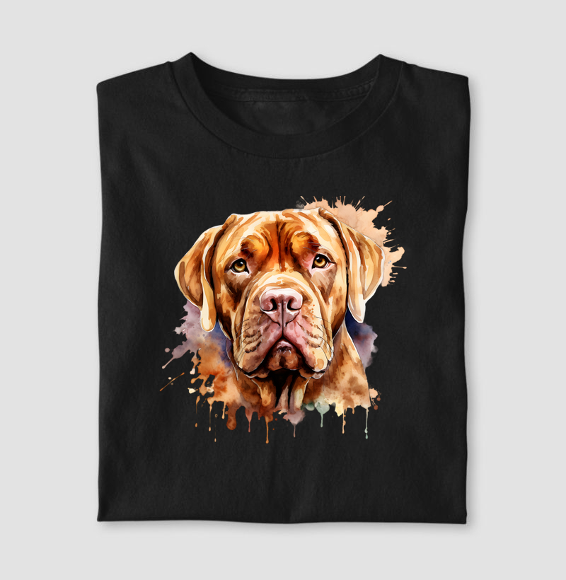Dogue de Bordeaux aquarela