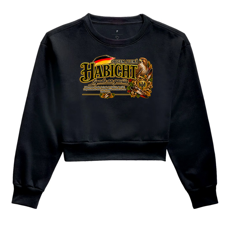Habicht  - Cropped Moletom