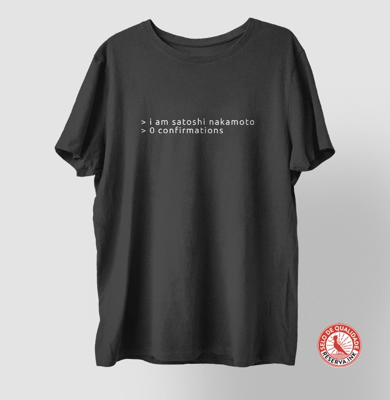 Camiseta I am Satoshi Nakamoto