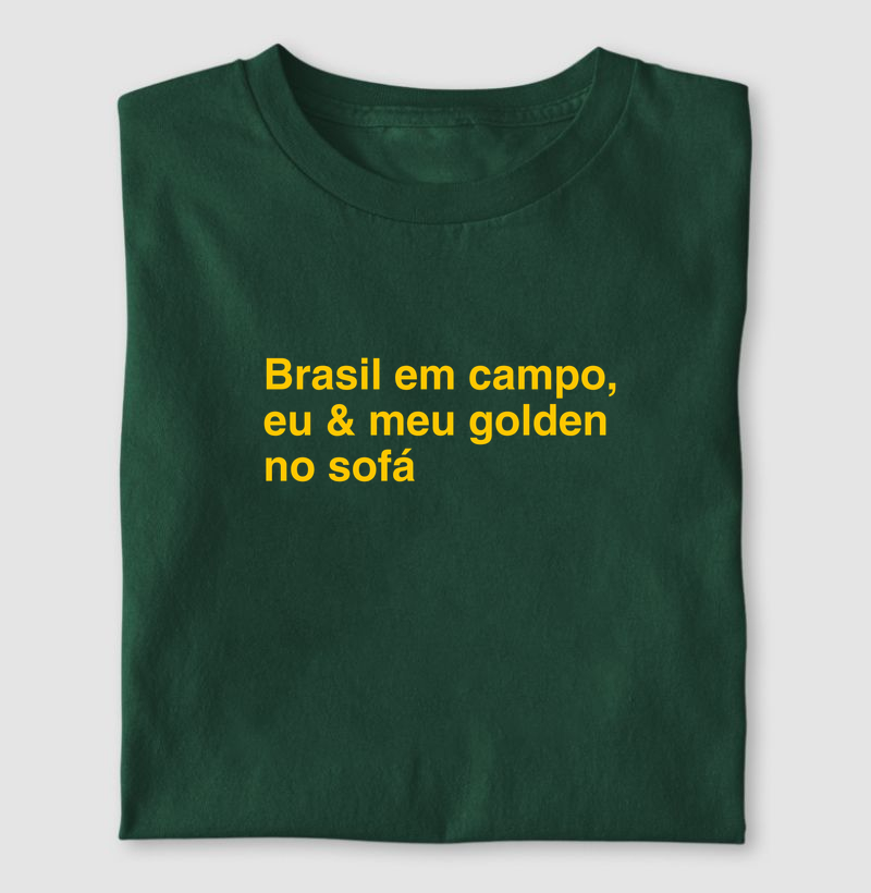 Golden no sofá
