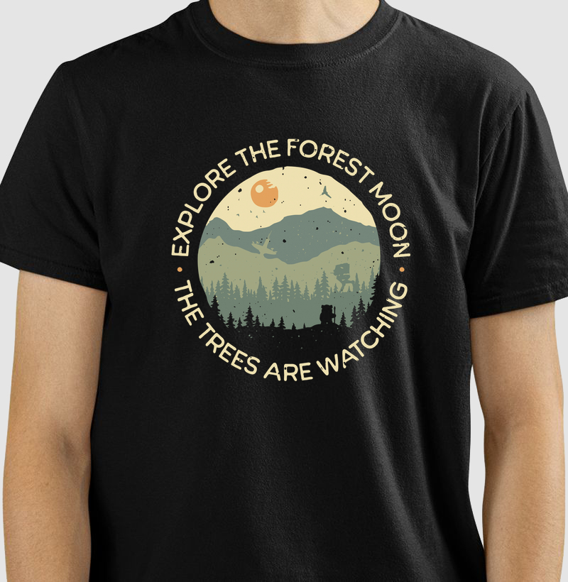 Camiseta  Explore the forest moon - Camiseta