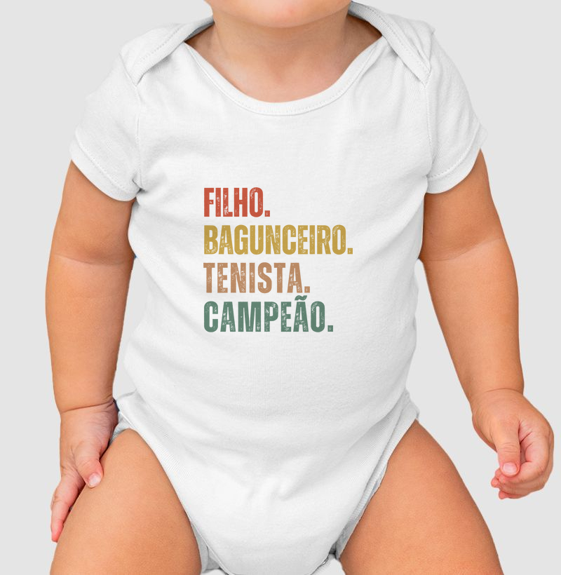 FILHO. BAGUNCEIRO. TENISTA. CAMPEÃO