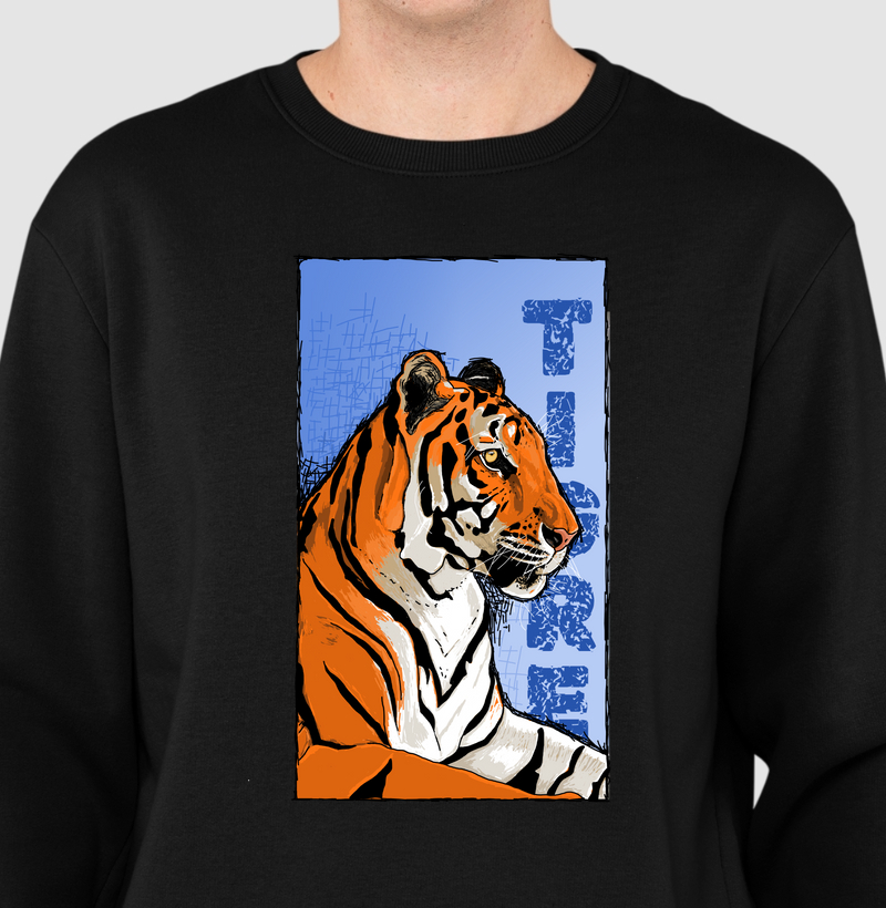 Suéter Moletom O Tigre