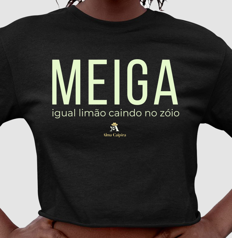 Meiga igual limão caindo no zóio