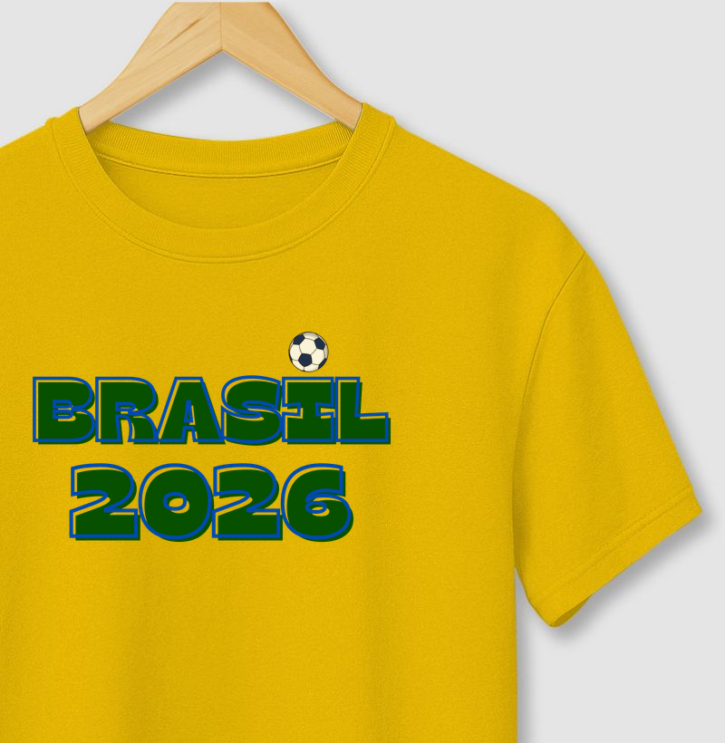Brasil 2026 - amarelo com verde e azul