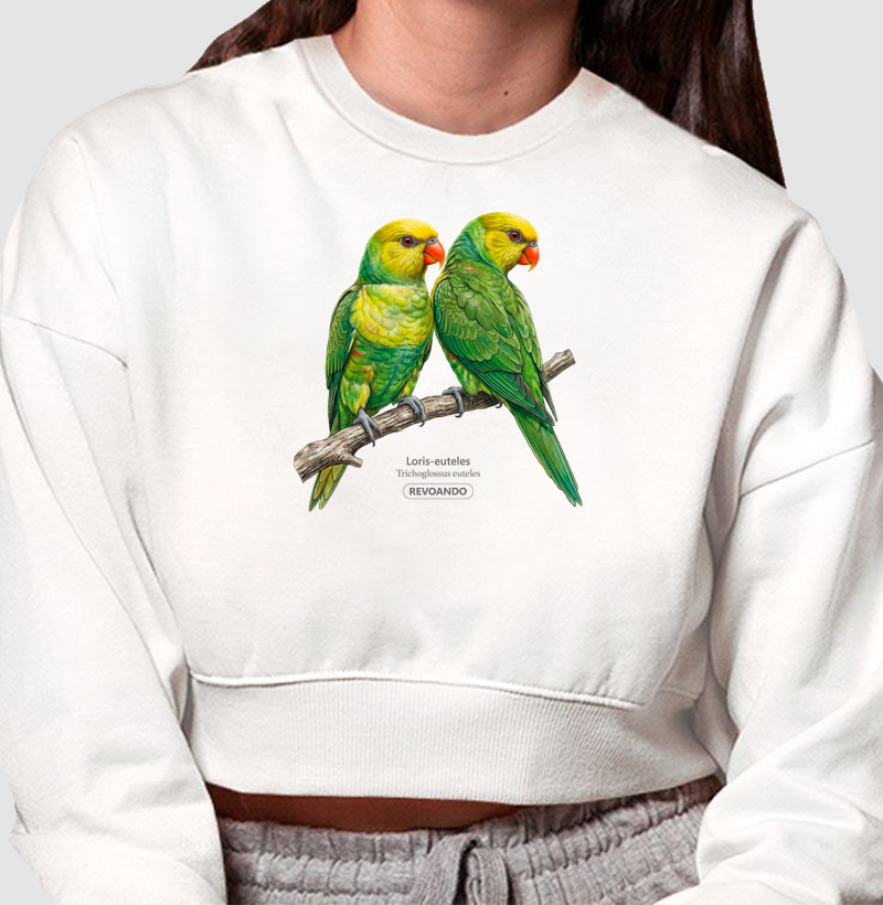 Love Friends - Loris-euteles - Moletom Cropped