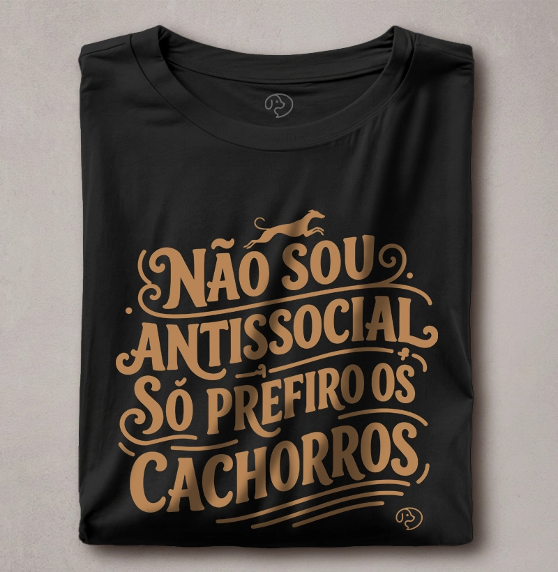 Não sou antissocial, só prefiro cachorros