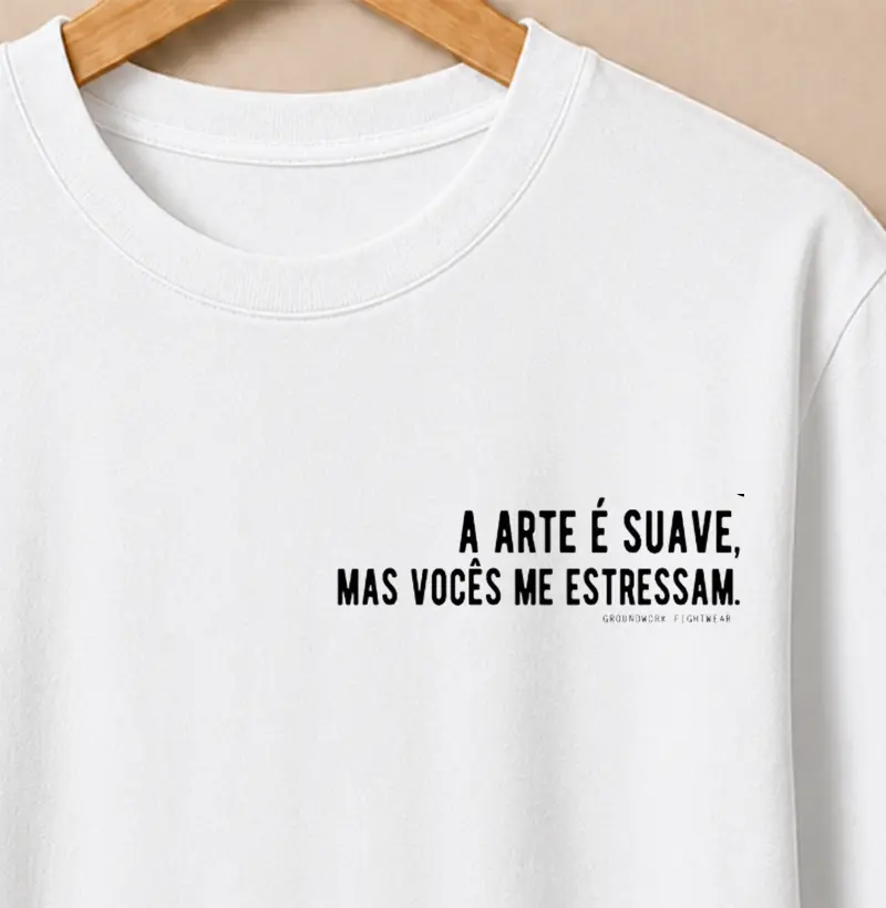 A arte e suave mas voces me estressam