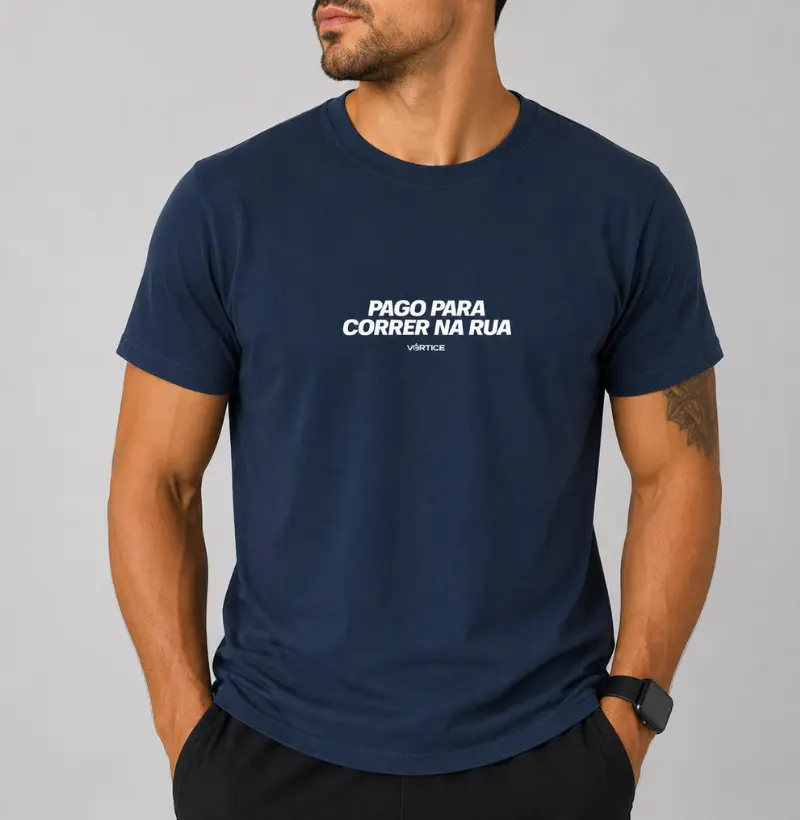 T-shirt - Pago para correr na rua