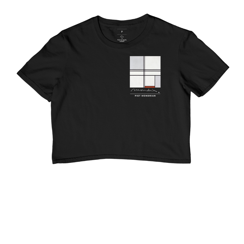 Composition Gray-Red (1935) Minimalista - Mondrian