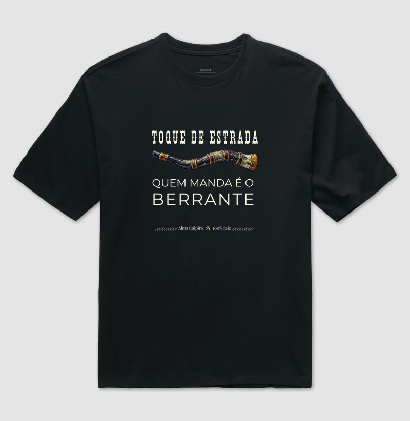 Toque de estrada, quem manda é o berrante