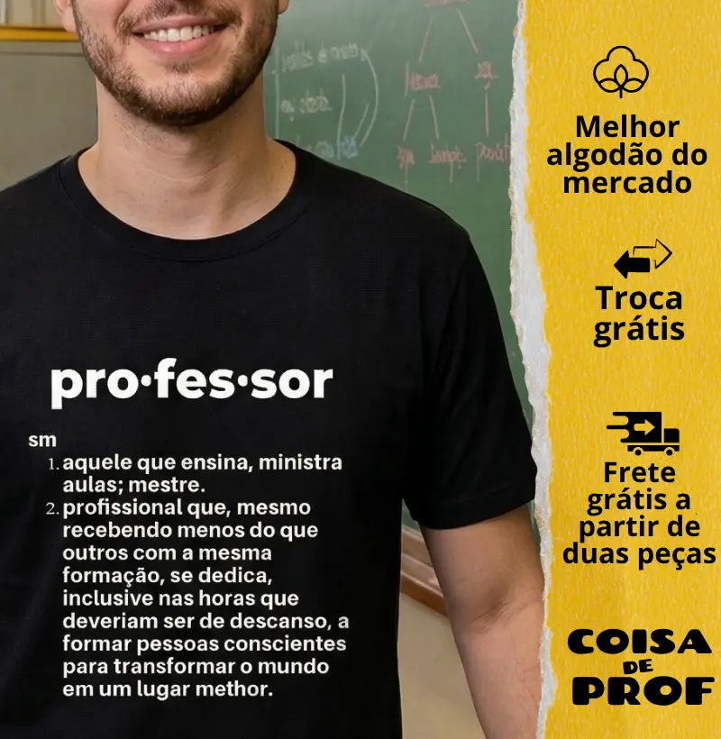 Camiseta Verbete Professor