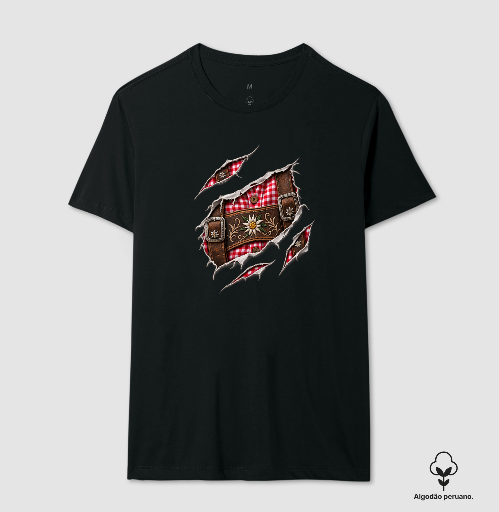 Traje germânico - Camiseta Algodão Peruano