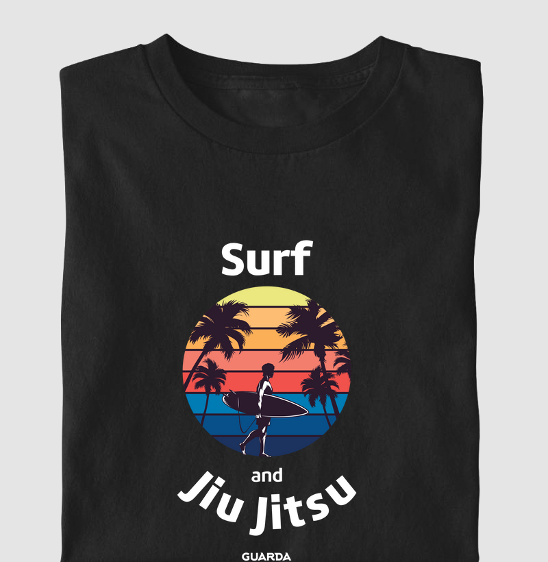 Camiseta Infantil Surf and Jiu