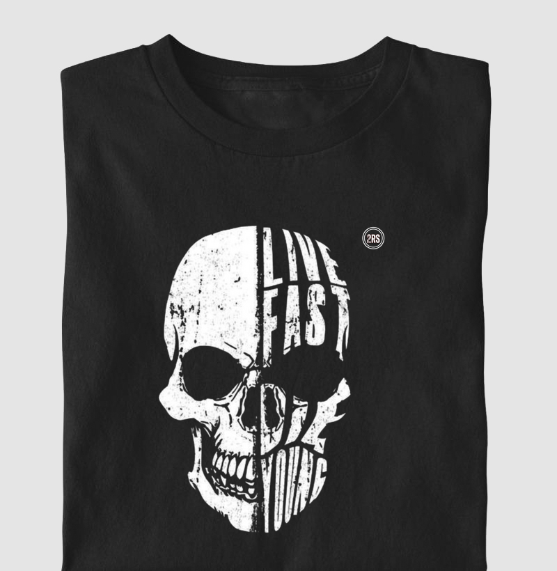 Camiseta Motociclista Caveira