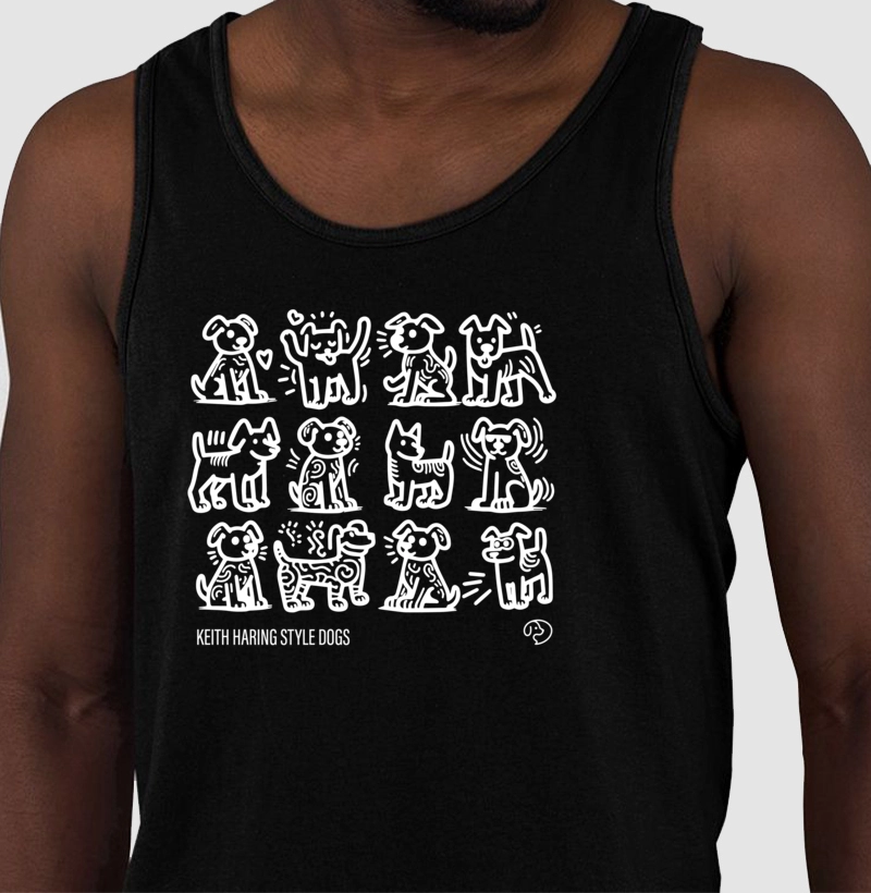 AUrte - Kaith Haring Style Dogs