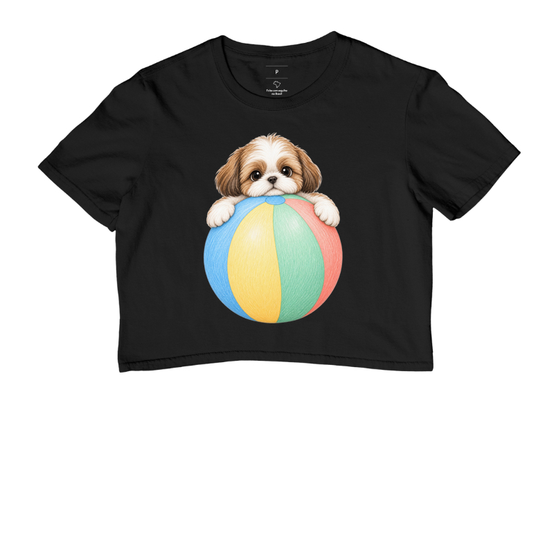 Shih Tzu Filhote Brincando - Cropped