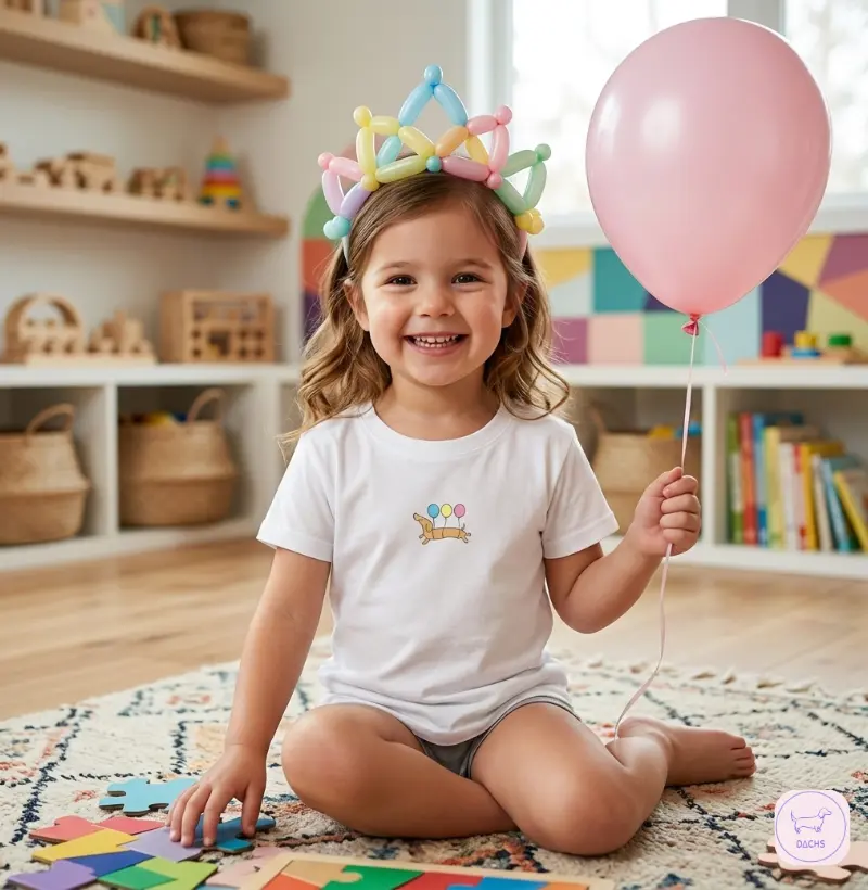 Doguinho e balões (infantil)