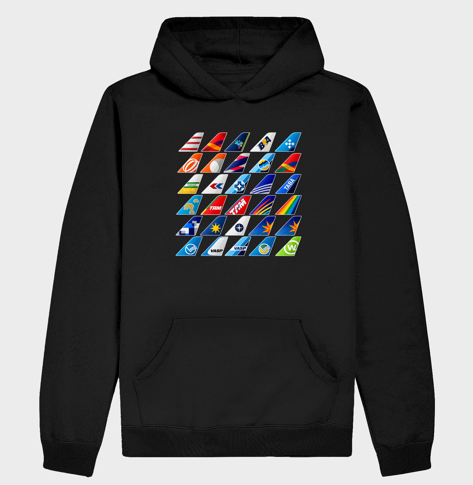 Derivas - Cias Aéreas Nacionais - Hoodie Moletom