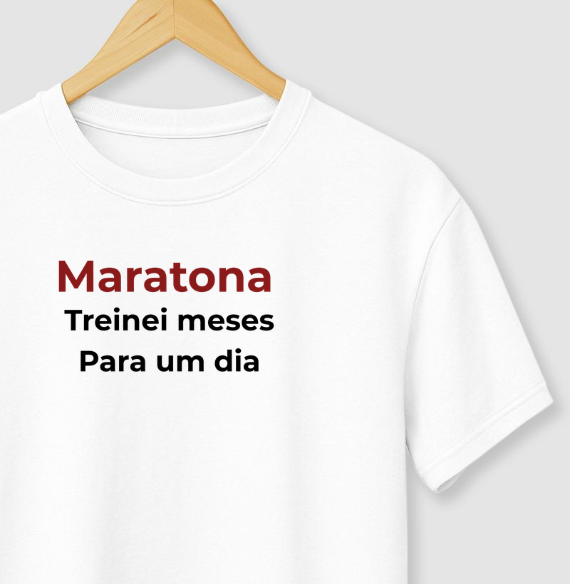 Maratona - Treinei meses para um dia