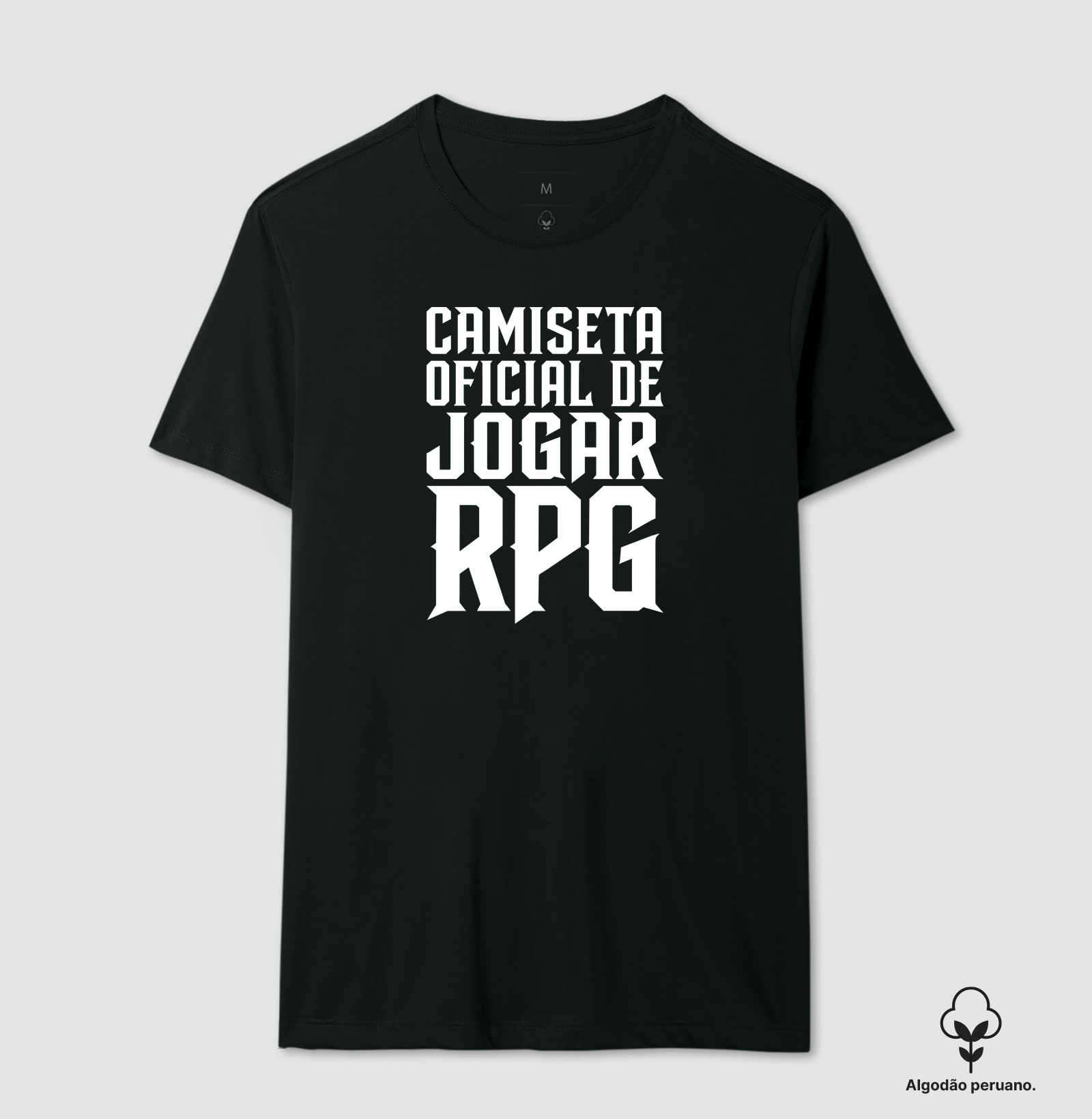 CAMISETA OFICIAL DE JOGAR RPG