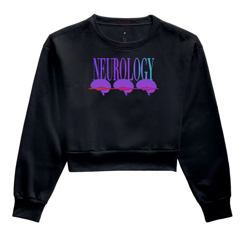 Cropped Moletom — Neurology · Nova Edição