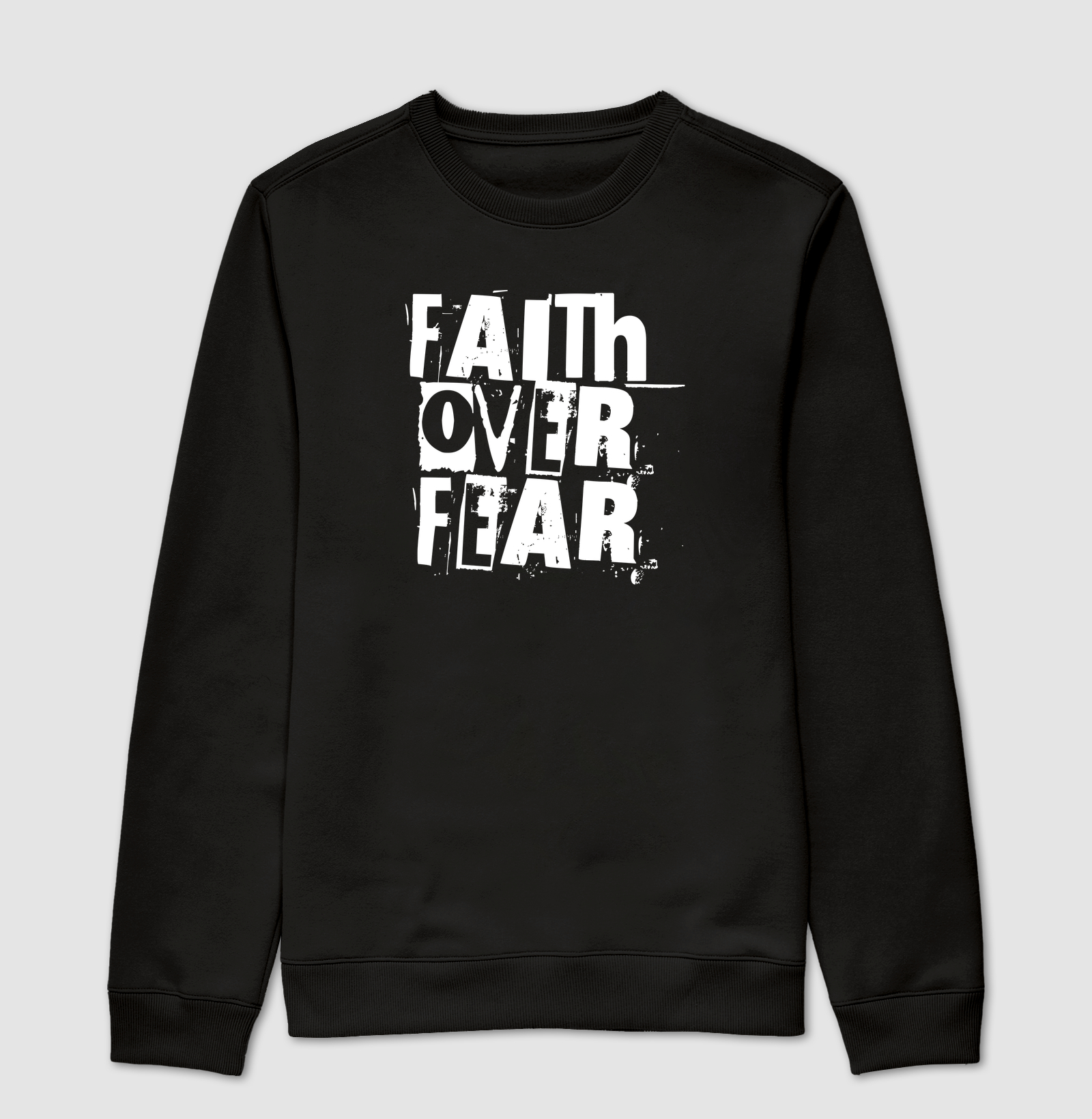 Faith Over Fear - Estampa Branca