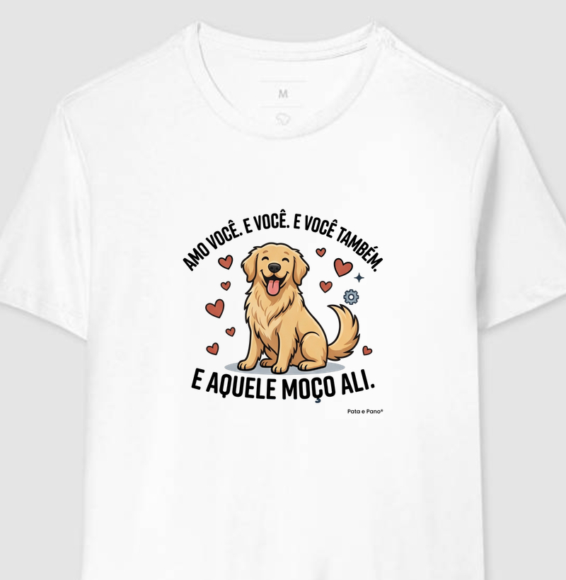 CAMISETA GOLDEN RETRIEVER AMO