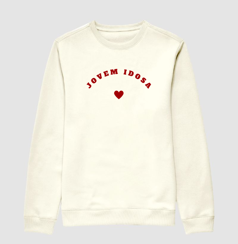 Moletom Jovem Idosa Coração