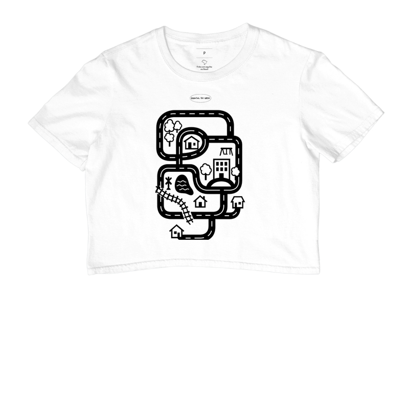 Camiseta pista de criança brincar