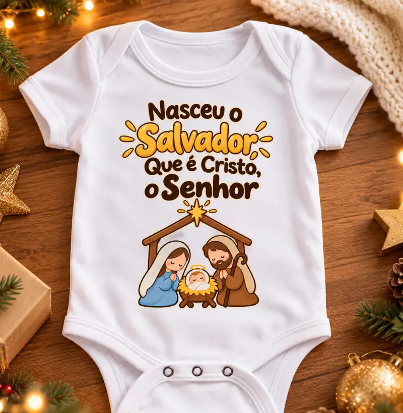 Nasceu o Salvador | Natal Cristão Baby