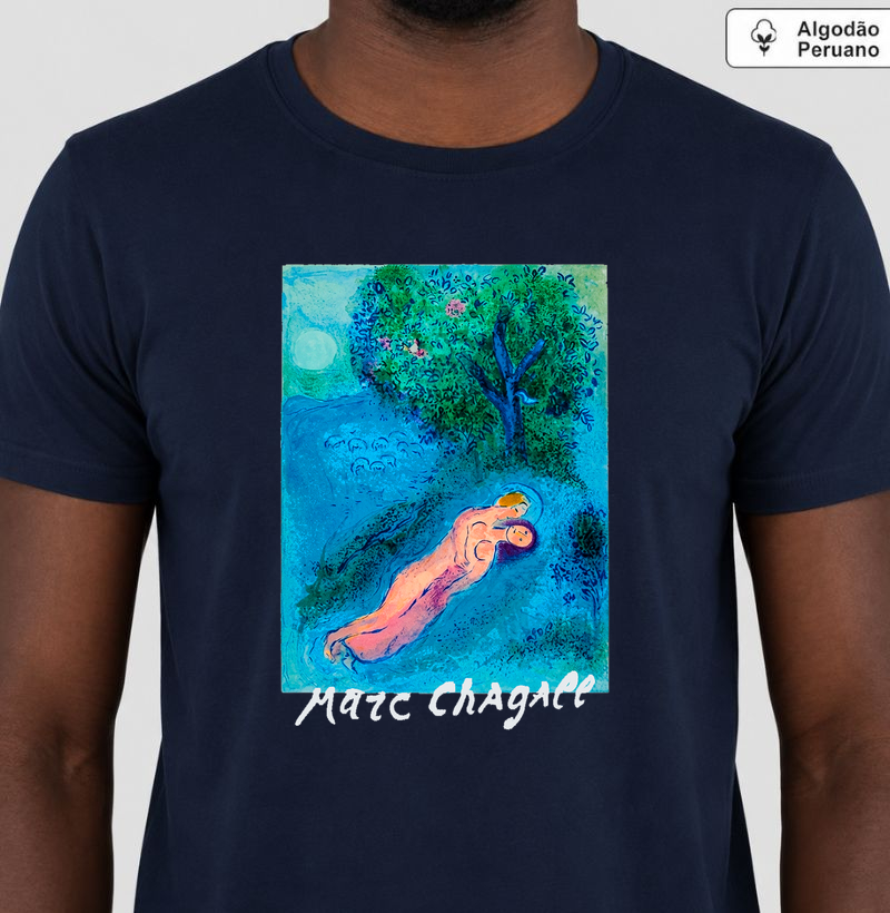 Camiseta Marc Chagall Dáfnis E Cloé Algodão Peruano 