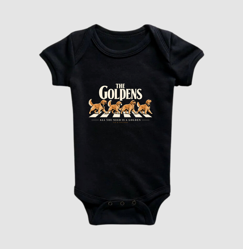 Camiseta Golden Retriever / Pet Lovers | The Goldens - Body Infantil